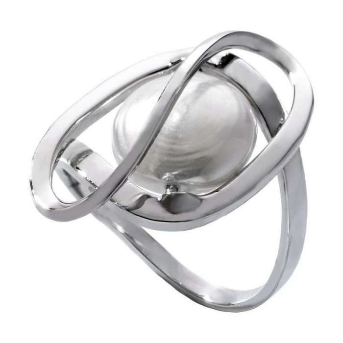 Silver Majorica ring Córcega
