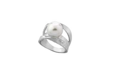 Anillo de plata Planet. Majorica