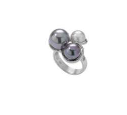 Anillo de plata Galaxia de la firma Majorica
