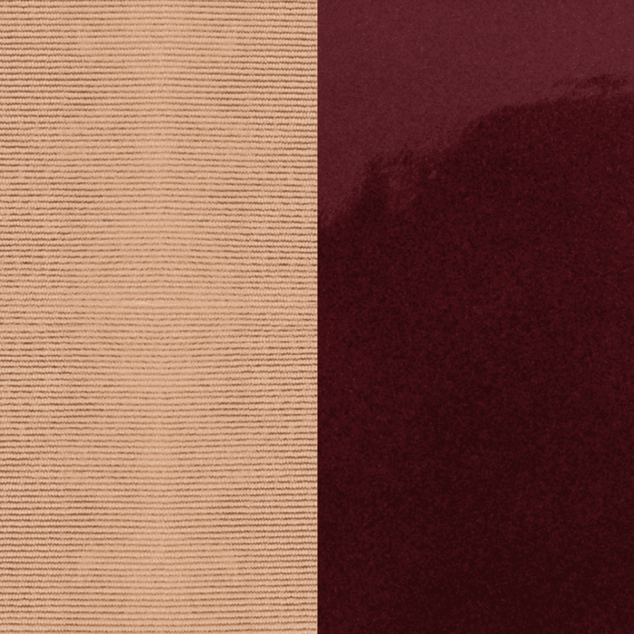 Leather sheets for Les Geogettes 25 mm Muar Salmàn / Charol Burdeos