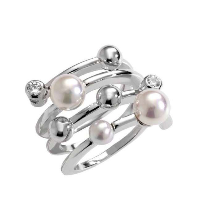 Anillo de plata con perla Majorica Cercle Anillo de plata con perla Majorica Cercle