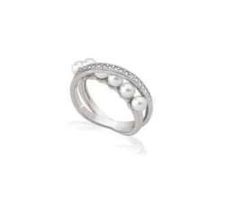 Majorica  silver ring Exquisite 3