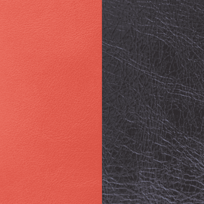 Leather sheet for Les Georgettes bracetel 25 mm Coral / Marine