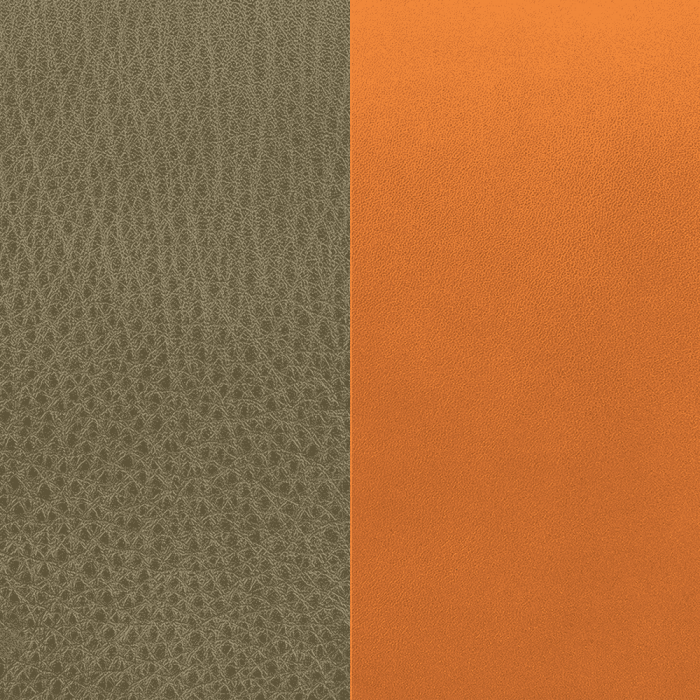 Leather sheet for Les Georgettes bracetel 25 mm Kaki / Congac