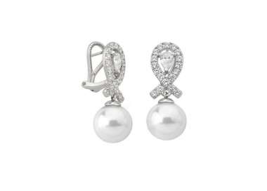 Pendientes de perla y plata Exquisite_perfil