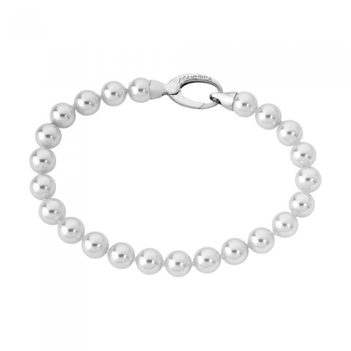 Majorica pearl bracelet  Lyra_silver clasp