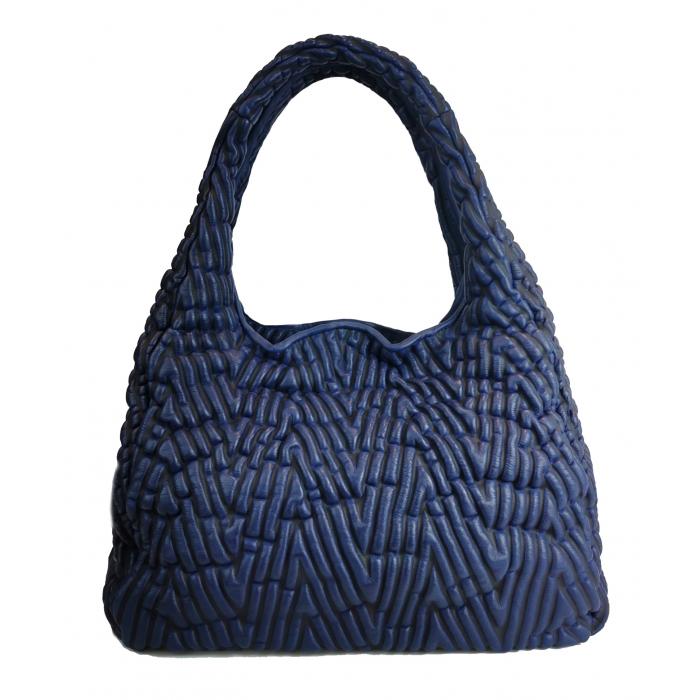 Tissa Fontaneda handbag Simple Matter Space Leather_blue