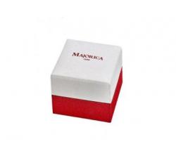 Caja del Anillo de plata con perlas Majorica_Minimalist