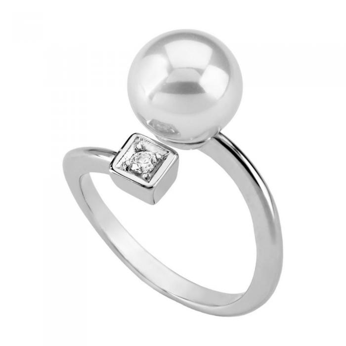 Majorica silver pearl ring Auva Majorica silver pearl ring Auva