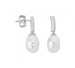 Majorica pearl earrings Ágora_silver jewel