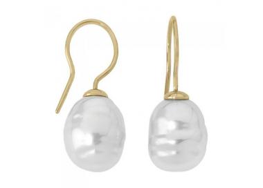 Majorica silver pearl earrings Tender 2 Golden silver