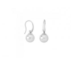 Majorica pearl earrings Medium_white_silver jewel