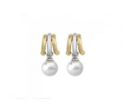 Majorica pearl silver earrings Formentera