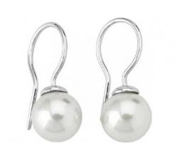 Majorica pearl earrings Ariadna_silver