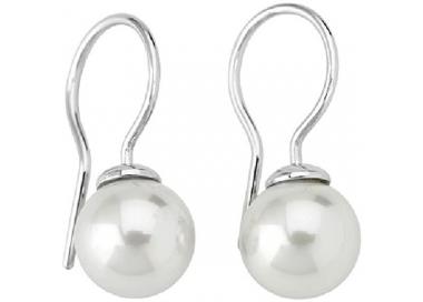 Majorica pearl earrings Ariadna_silver