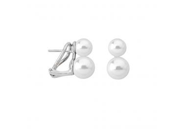 Majorica silver earrings Ariel 2_white pearl_profile