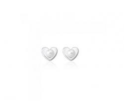  Pendientes de plata con perlas Majorica Pure Love Small