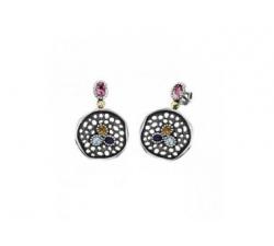 Handmade silver earrings with gems by Bohemme_profile