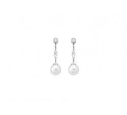Majorica pearl earrings Lila_silver jewel