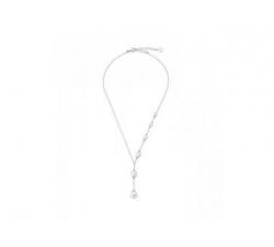Majorica silver necklace with pearls Lluvia