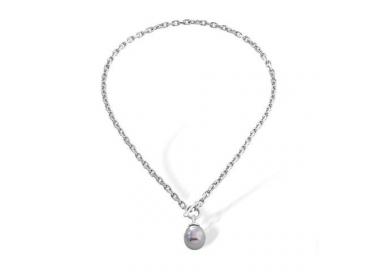 Majorica silver necklace with pearl Modern Metals