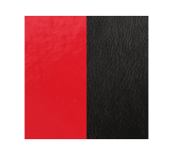  Piel/Cuero color Rojo Charol / Negro