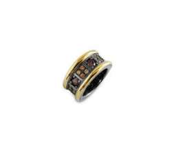 Silver ring by spanish jewellry brand Bohemme Choco Cool 2