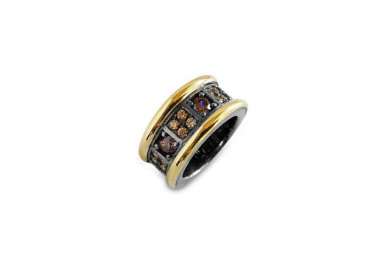 Anillo de plata Choco Cool 2 de la marca Bohemme