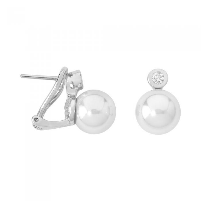 Majorica pearl earrings Eunice