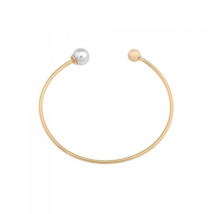 Majorica Aura pearl bracelet_gold