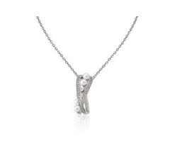 Silver pendant with chain Exquisite 3