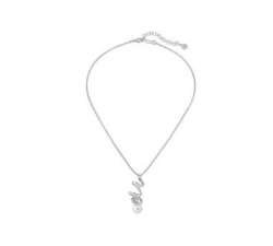 Silver Cotillon Pendant with pearl