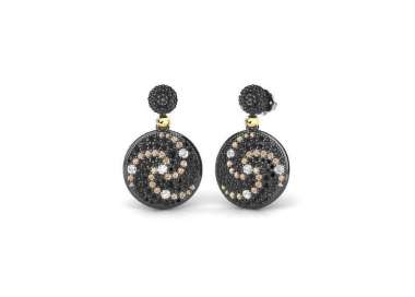 Pendientes de plata Universo Infinito