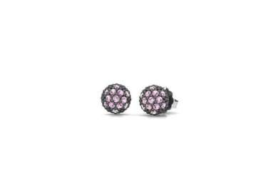 Pendientes de plata de Bohemme Play Color_Rosa