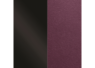 Leather band Charol Black / Violet for Les Georgettes bracelets