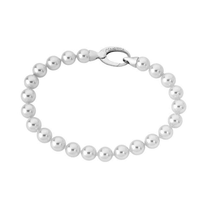 Pearl silver bracelet Lyra